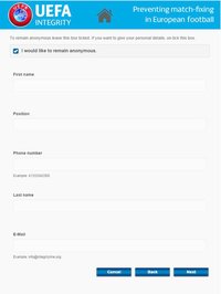 UEFA Integrity screenshot, image №1612296 - RAWG