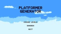 2D Platformer Generator screenshot, image №3644175 - RAWG