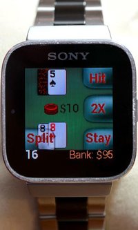 Blackjack for SmartWatch screenshot, image №1350362 - RAWG