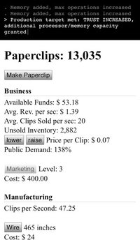 Universal Paperclips screenshot, image №1432795 - RAWG