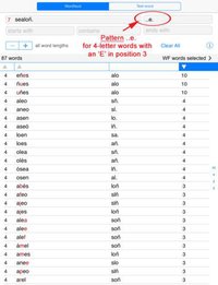 Words Finder Wordfeud Español/Spanish - find the best words for Wordfeud, crossword and cryptogram screenshot, image №1606795 - RAWG