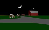 It's a cool night, and you can't sleep, so you say hello to the cows. (Sys Req: 150mhz Pentium, 64MB RAM) screenshot, image №3388554 - RAWG