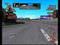 Gran Turismo 2 PS1 - Ford GT40 in Laguna Seca Raceway (Gameplay + Replay) 