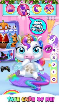 My Baby Unicorn - Virtual Pony Pet Care & Dress Up screenshot, image №1803071 - RAWG