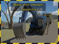 Excavator Transporter Rescue 3D Simulator- Be ready to rescue cars in this extreme high powered excavator transporter game screenshot, image №975127 - RAWG