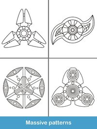 Fidget Spinner Coloring Books screenshot, image №1380769 - RAWG