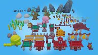 Lowpoly stylized Asian pack screenshot, image №3664197 - RAWG