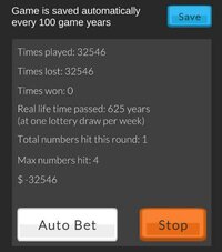 Lottery Simulator screenshot, image №2543038 - RAWG