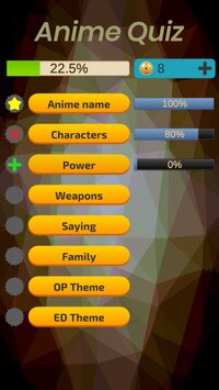Anime Quiz (WBhlietue) screenshot, image №2909104 - RAWG