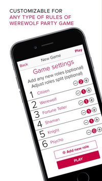 Anyplace Werewolf party app. Werewolf \ Mafia game screenshot, image №947726 - RAWG