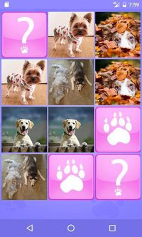 Cute Dogs Memory Matching Game screenshot, image №1502323 - RAWG