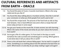 Cultural References and Artifacts from Earth - Oracle (for "Ironsworn: Starforged" by Shawn Tomkin) screenshot, image №3381480 - RAWG