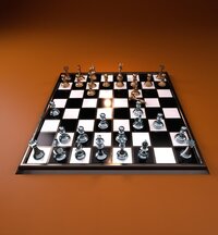 3D metal complete chess set model screenshot, image №3630145 - RAWG