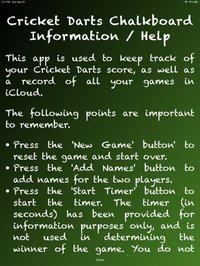 Cricket Darts Chalkboard screenshot, image №1712236 - RAWG