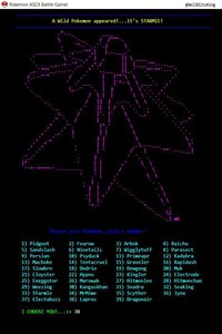 PKMN CMD Battle Game!: ASCII Version screenshot, image №2672158 - RAWG