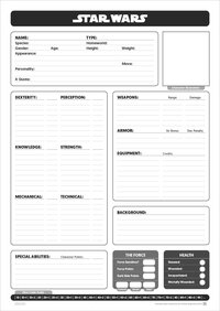 Star Wars D6 RPG Custom Character Sheet screenshot, image №3116449 - RAWG