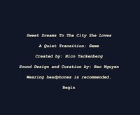 Sweet Dreams To The City She Loves screenshot, image №3121364 - RAWG