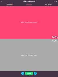 Would You Rather - Social Game screenshot, image №1661493 - RAWG
