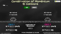 Conservation of Momentum Demo (1D) screenshot, image №2200050 - RAWG