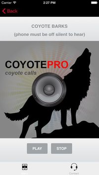 REAL Coyote Hunting Calls - Coyote Calls & Coyote Sounds for Hunting (ad free) BLUETOOTH COMPATIBLE screenshot, image №1729500 - RAWG