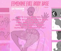 Femenine Full body EXTENSION ♥ FURRY Base screenshot, image №2780965 - RAWG
