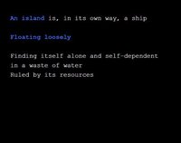 is·​land | noun, often attributive screenshot, image №2319865 - RAWG