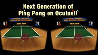 VR Swing Table Tennis Oculus screenshot, image №135627 - RAWG