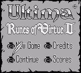 Ultima: Runes of Virtue II (GB) screenshot, image №1702458 - RAWG