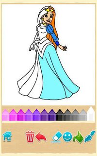 Princess Coloring Game screenshot, image №1555364 - RAWG