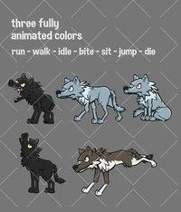 Animated wolf screenshot, image №1949288 - RAWG