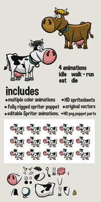 Animated cow screenshot, image №2200534 - RAWG