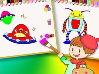 Coloring Books For Kids - Paint & Doodle To Make Spaceship and Robot Colorful screenshot, image №1656274 - RAWG