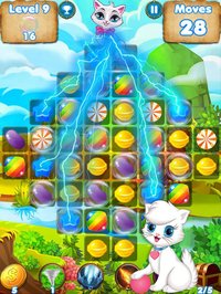 Kitty Crush - puzzle games with cats and candy screenshot, image №1675186 - RAWG