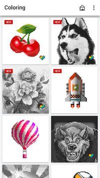 Color by Number - Pixel Coloring Book screenshot, image №1535722 - RAWG