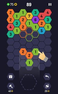 UP 9 - Hexa Puzzle! Merge Numbers to get 9 screenshot, image №1450464 - RAWG