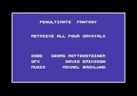 Penultimate Fantasy (C64 Cartridge) screenshot, image №2428759 - RAWG