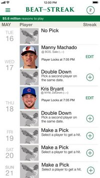 MLB Beat the Streak screenshot, image №925889 - RAWG