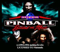 Super Pinball: Behind the Mask screenshot, image №762906 - RAWG