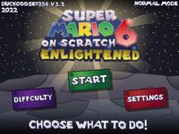Super Mario on Scratch 6 Enlightened Lite Version - HTML Port screenshot, image №3604311 - RAWG