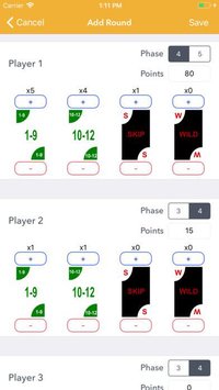 Phase 10 Score Keeper screenshot, image №951687 - RAWG