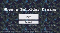 When a Beholder Dreams screenshot, image №3519197 - RAWG