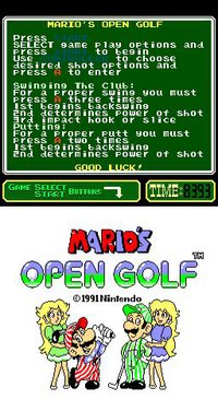 NES Open Tournament Golf screenshot, image №737040 - RAWG