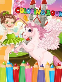 Little Unicorn Colorbook Drawing to Paint Coloring Game for Kids screenshot, image №1632911 - RAWG