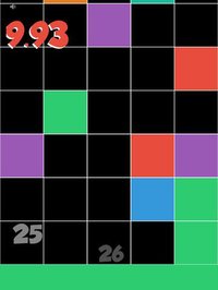 Don't tap any black tile! Touch the lowest colored tile only! Reach the target as soon as possible. screenshot, image №1885739 - RAWG