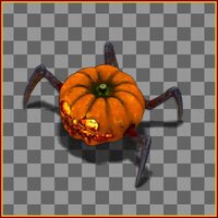 Animated Isometric Halloween Pumpkin Spider screenshot, image №3631538 - RAWG