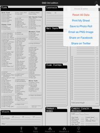 Real Sheet: D&D 3.0 Edition + Dice Table screenshot, image №1663759 - RAWG