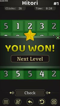 Hitori logic puzzle numbers game screenshot, image №1959385 - RAWG