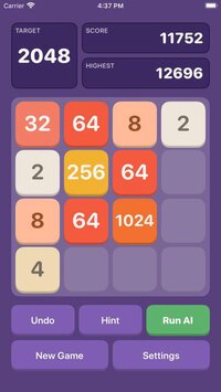 2048 AI - Play with AI solver screenshot, image №3110685 - RAWG