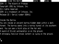 Zork II screenshot, image №746028 - RAWG