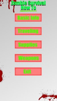 Zombie Survival Guide screenshot, image №1158133 - RAWG